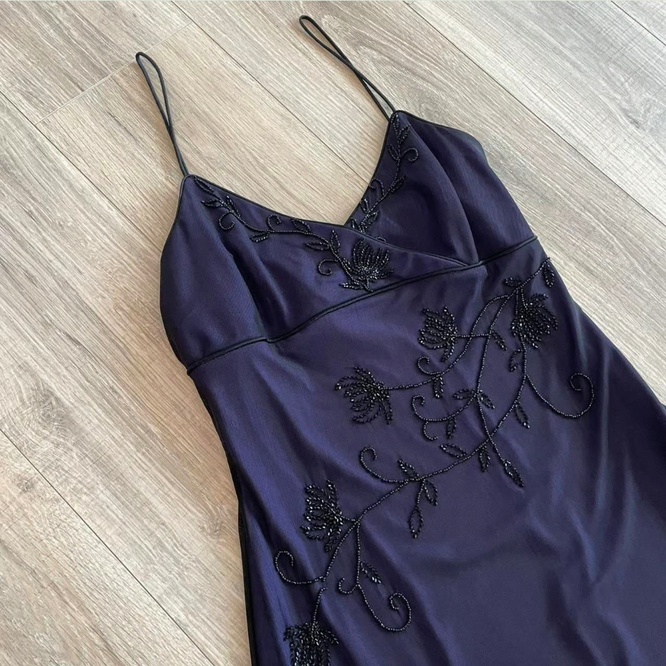 Mermaid Prom Gowns With Straps Navy Blue Prom Dress