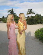 Mermaid Sleeveless Floor Length Long Prom Dresses Prom Dress