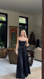 Mermaid Spaghetti Straps Black Birthday Dresses 22Th Birthday Outfits