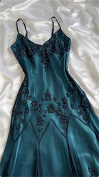 Mermaid Spaghetti Straps Floor Length Beads Prom Dresses Prom Dress
