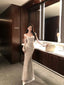 Off The Shoulder Lace Mermaid With Long Sleeves Modest Prom Dress For Women