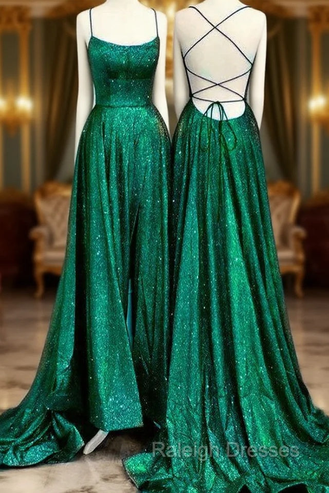 Sexy Prom Evening Dress Long Party Dresses Green Dress Main image