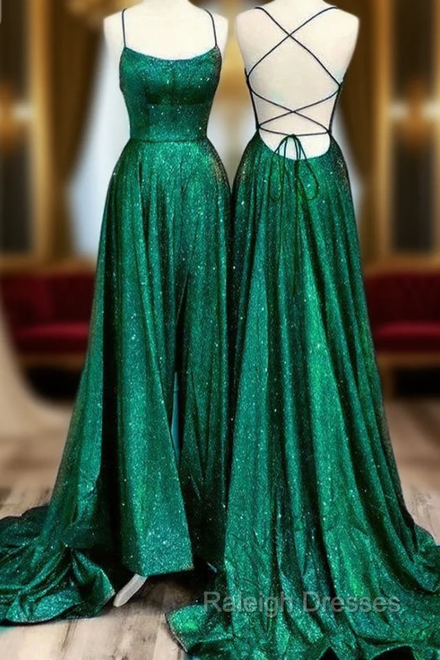 Sexy Prom Evening Dress Long Party Dresses Green Dress Main image