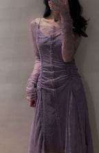 Sheath Off The Shoulder Grape Lace Beach Dresses Women Vacation Dress Birthday Dresses