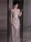 Sexy Sheath Off The Shoulder Sequin Long Evening Dress Prom Dresses Birthday Outfits