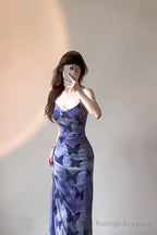 Sexy Sheath Spaghetti Straps WomenS Beach Dress Vacation Dresses Birthday Dress With Butterfly