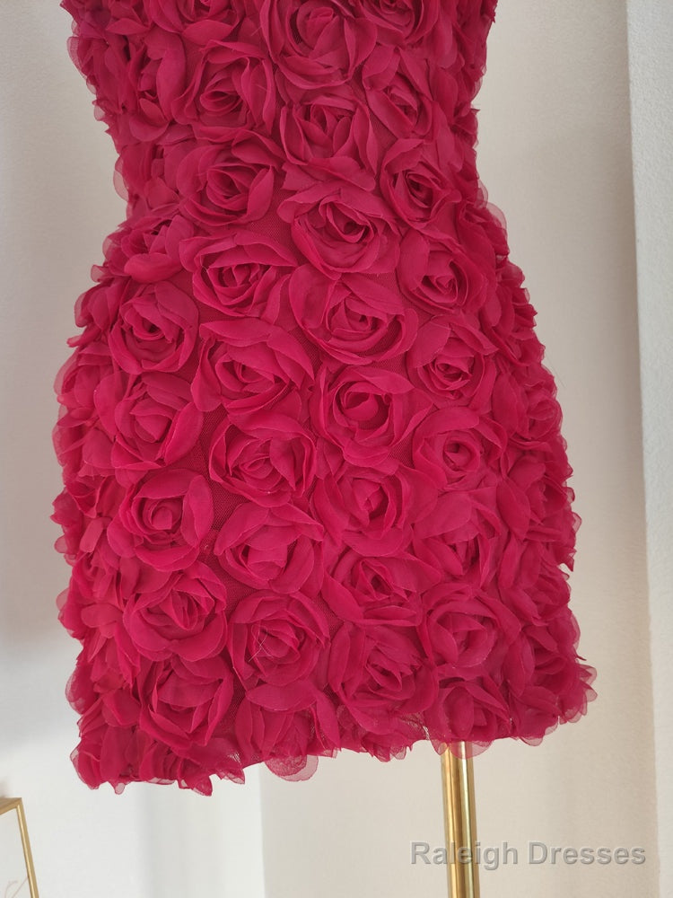 Sexy Sheath Strapless Burgundy Tulle Travel Vacation Dresses Short Birthday Dress