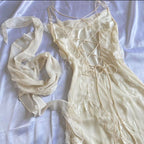 Sheath Straps Chiffon Champagne Long Prom Dress