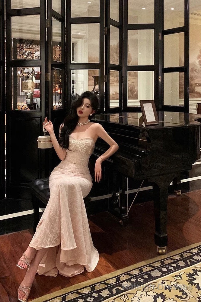 Sheath Sweetheart Sequin Lace Prom Dress Long Prom Dresses Secondary image