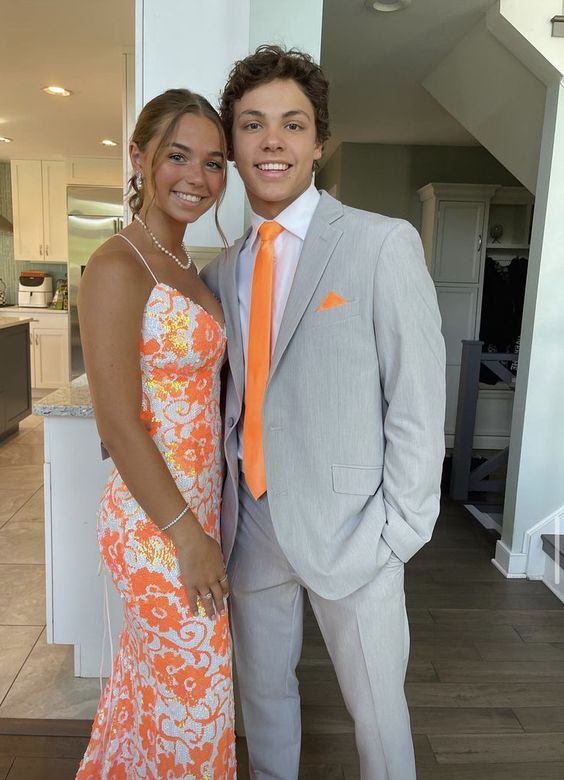 Spaghetti Straps Mermaid Prom Dresses Prom Gowns