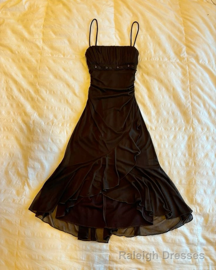 Sexy Spaghetti Straps Short Prom Homecoming Dresses Secondary image