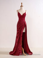 Sheath Black Long Appliques Prom Dresses