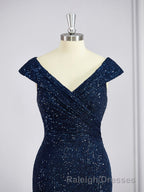 Sheath/Column V-neck Floor-Length Mother of the Bride Dresses With Ruffles