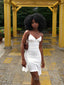 Sheath/Column V Neck Short Mini Stretch Crepe Homecoming Dresses With Ruffles