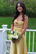 Sheath Sweetheart Satin Strapless Long Prom Dress