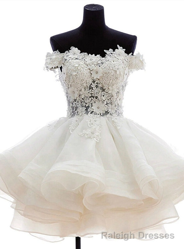 Sheer Beaded Grade Graduation White Short Homecoming Dress Main image