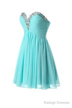 Short Chiffon Homecoming Dress Sweetheart Mini Women