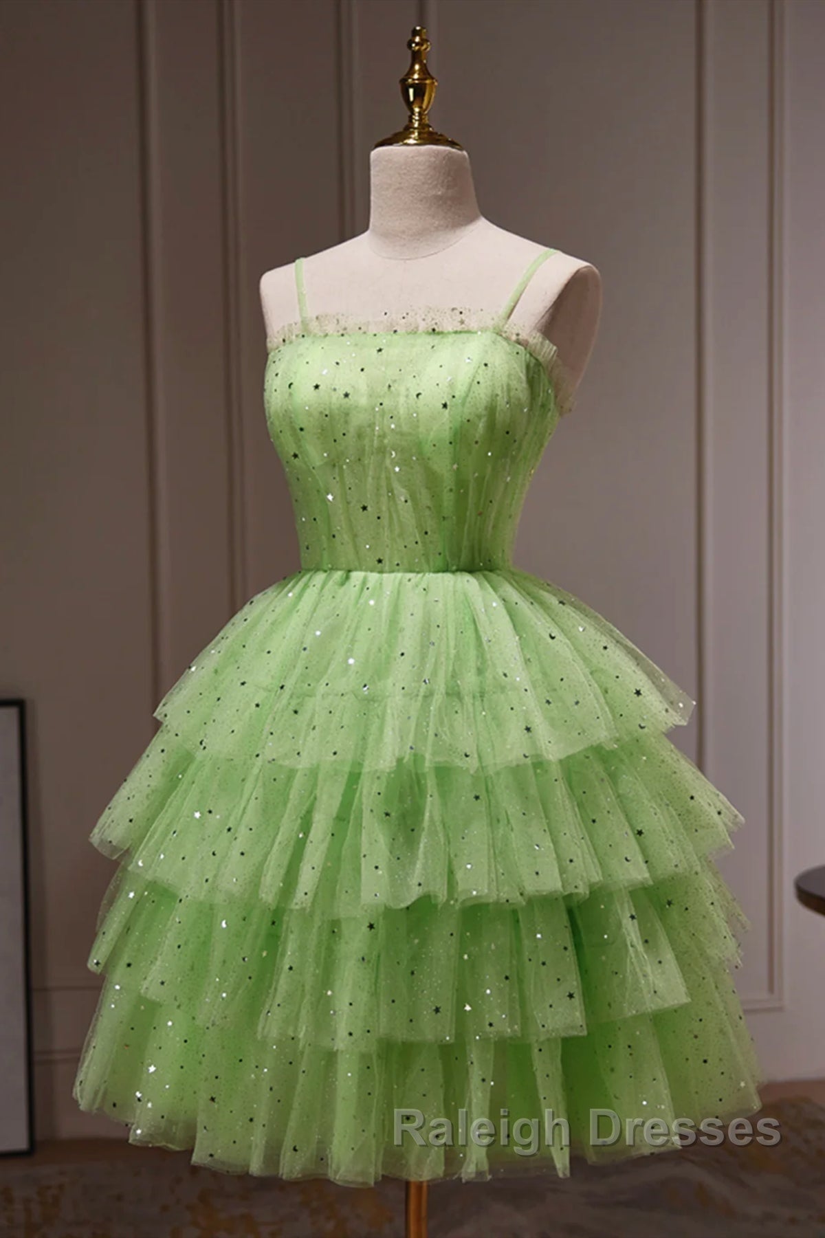 Short Green Prom Dress Short Green Graduation Homecoming Dress Secondary image