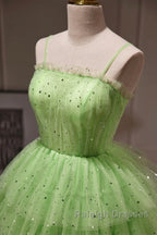 Short Green Prom Dress Short Green Graduation Homecoming Dress