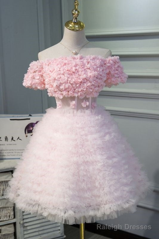 Short Pink Party Dress Homecoming Dress Main image