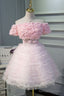 Short Pink Party Dress Homecoming Dress