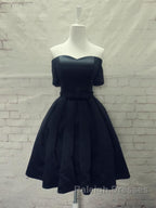 Short Sleeves Short Prom Dress Short Sleeves Short Prom Homecoming Graduation Dress