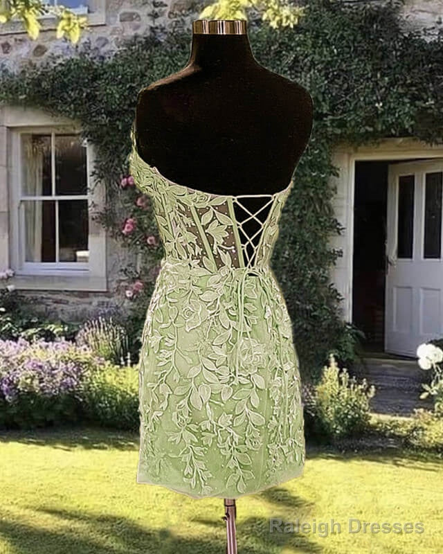 Short Tight Lace Corset Hoco Dress