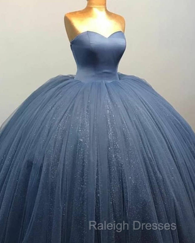 Silver Wedding Dresses Sweetheart Ball Gown