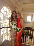 Simple A Line Long Prom Dresses Evening Dress