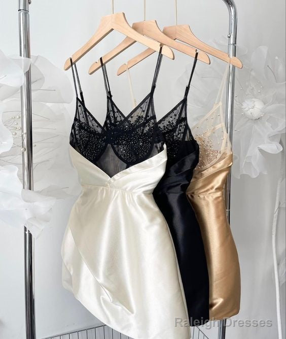 Simple A Line Straps 18Th Birthday Dresses Short Birthday Outfits Main image