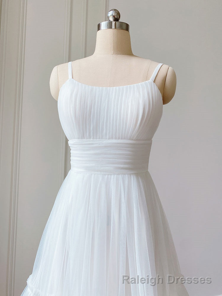 Simple Aline Tulle Green Short Prom Dress, Tulle Green Homecoming Dress