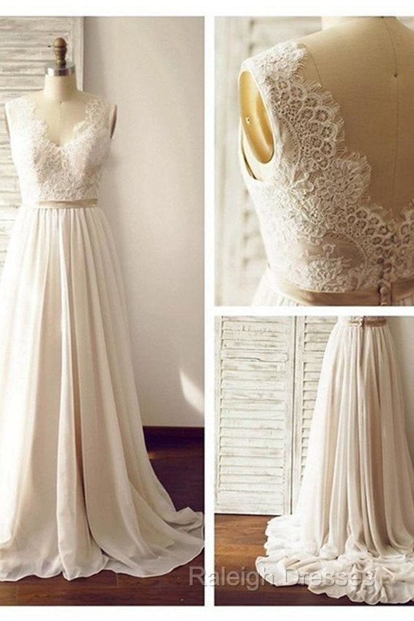 Simple Beach Wedding Dresses Chiffon Fabric Dress For Wedding Bridal Gown Bride Dresses Dress For Brides