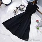 Simple Black Hoco Dress Short Homecoming Dresses