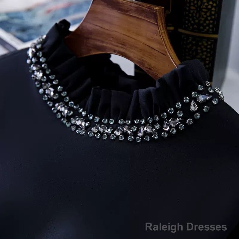 Simple Black Hoco Dresses Short Homecoming Dress
