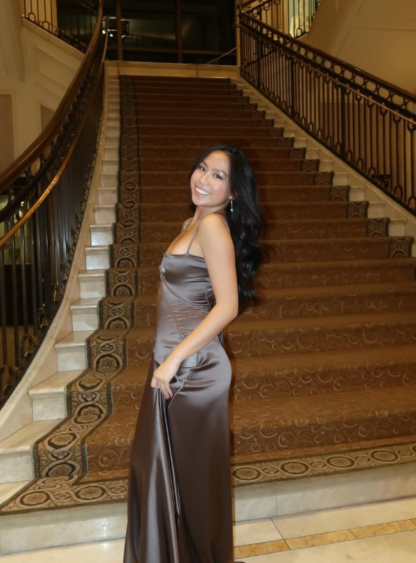 Simple Brown Spaghetti Straps A-Line Prom Dresses Prom Dresses