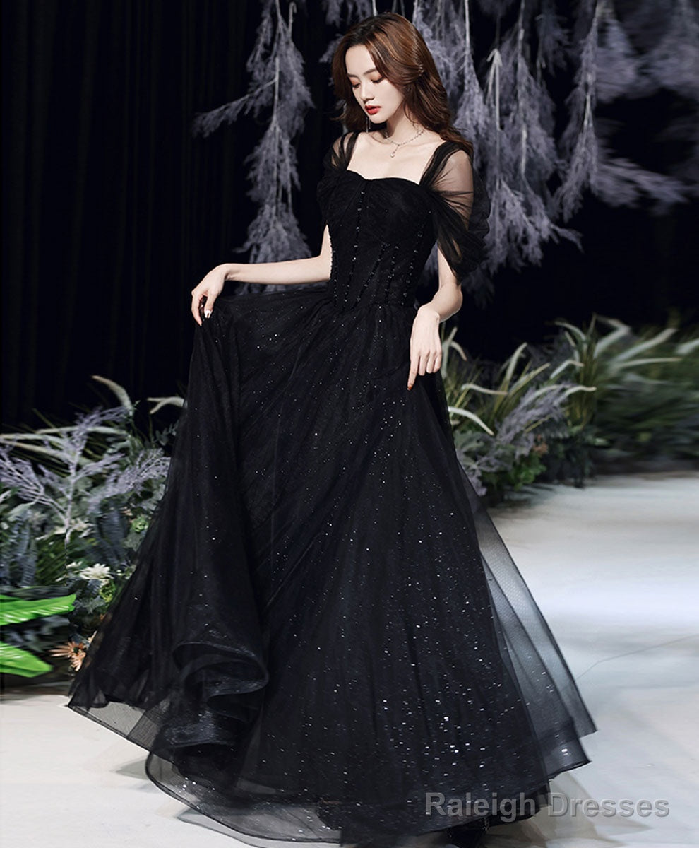 Simple Burgundy Tulle Off Shoulder Prom Dress Tulle Evening Dress Secondary image