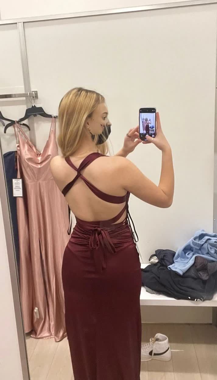 Simple Burgundy V Neck Long Prom Dresses Prom Dresses