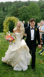 Simple Classic White A-Line Strap Satin Tulle Prom Dresses Long Wedding Dresses