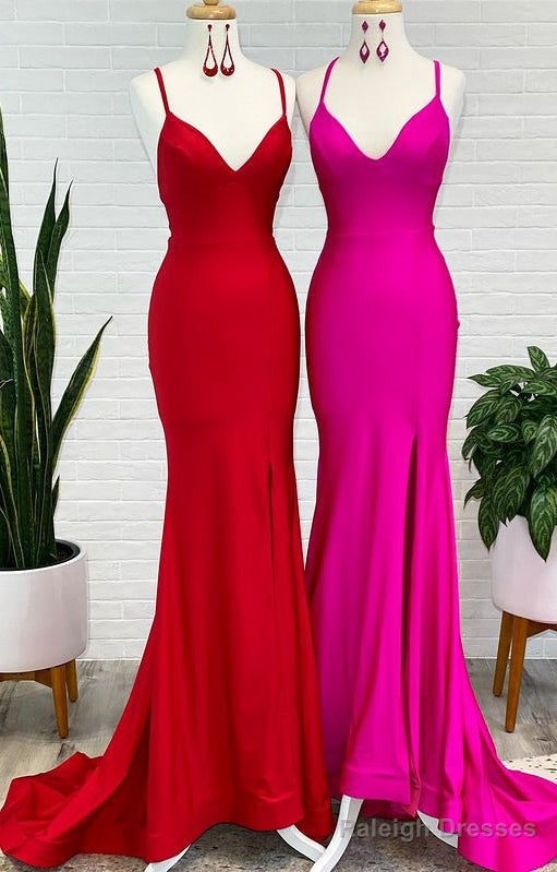 Simple Mermaid Long Prom Dresses,Charming Evening Dress,Dance Dress