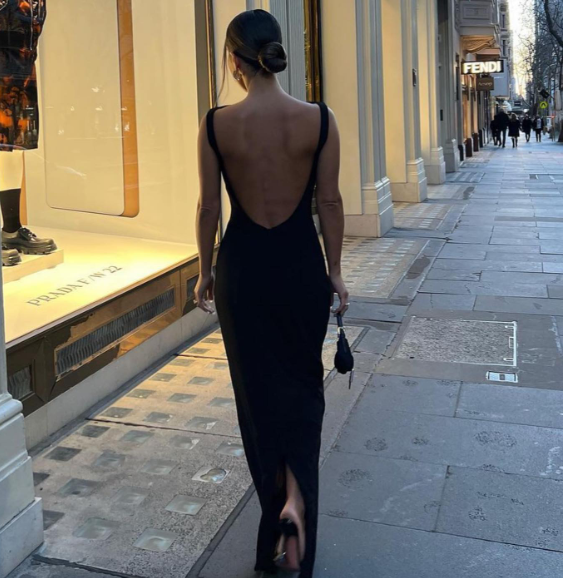 Simple Mermaid Straps Floor Length Sleeveless Black Prom Dresses