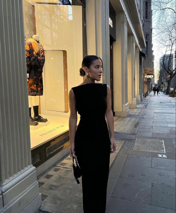 Simple Mermaid Straps Floor Length Sleeveless Black Prom Dresses