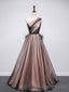 Simple One Shoulder Tulle Long Prom Dresses, A line Tulle Evening Dress