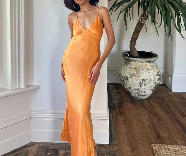 Simple Satin Prom Dresses Long Prom Dresses