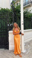 Simple Satin Prom Dresses Long Prom Dresses