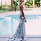Simple Prom Dress Sequin Prom Dresses Pretty Prom Dress