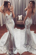 Simple Prom Dress Sequin Prom Dresses Pretty Prom Dress