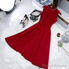 Simple Red Hoco Dress Short Homecoming Dresses