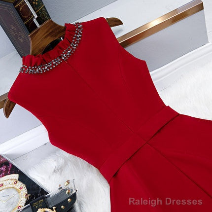 Simple Red Hoco Dresses Short Homecoming Dress