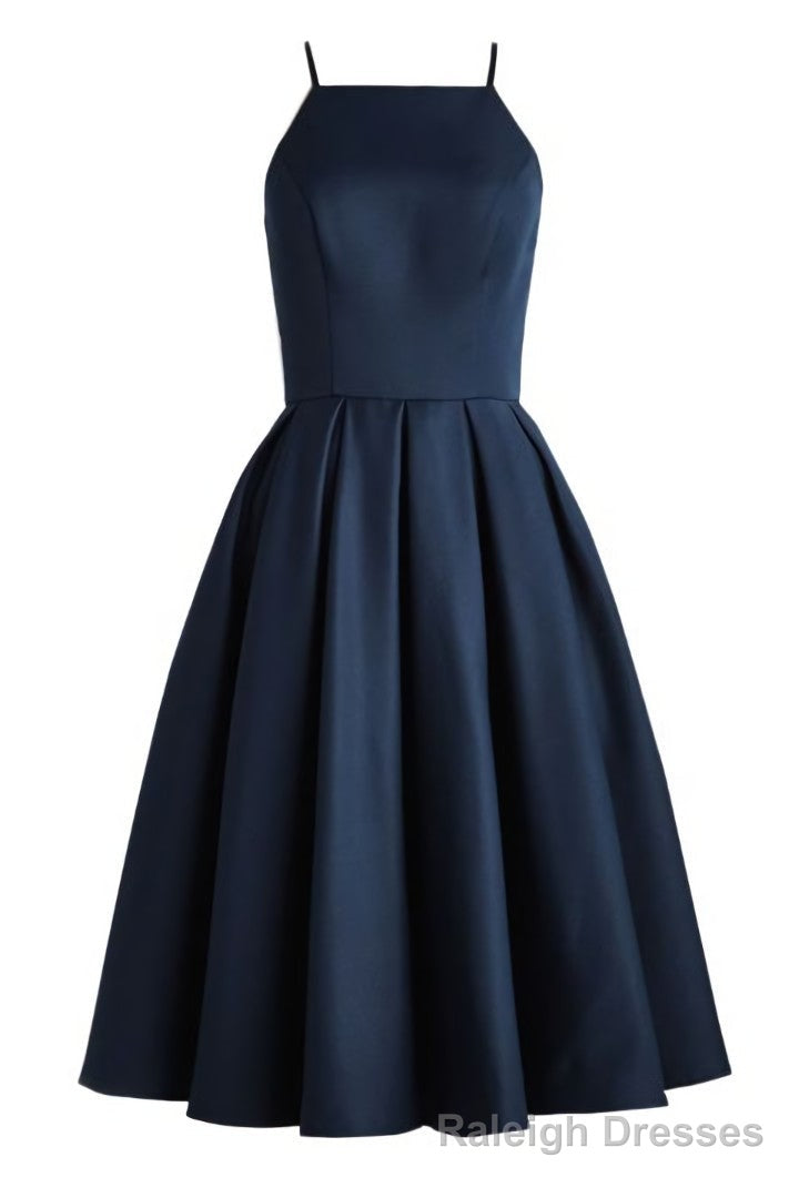 Simple Spaghetti Straps Short Homecoming Dress Cute Girls Short Cocktail Prom Dress Short School Dance Dresses Secondary image
