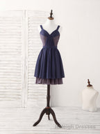 Simple Sweetheart Chiffon Short Prom Dress, Homecoming Dress